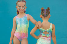 Load image into Gallery viewer, Bowtastic Rainbow Leotard