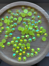 Load image into Gallery viewer, Neon Yellow Jelly Rhinestone
