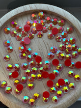 Load image into Gallery viewer, AB Red Jelly Rhinestones
