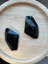 Load image into Gallery viewer, Jet Black sew on Glass stone 27mm
