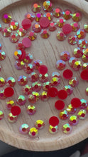 Load and play video in Gallery viewer, AB Red Jelly Rhinestones
