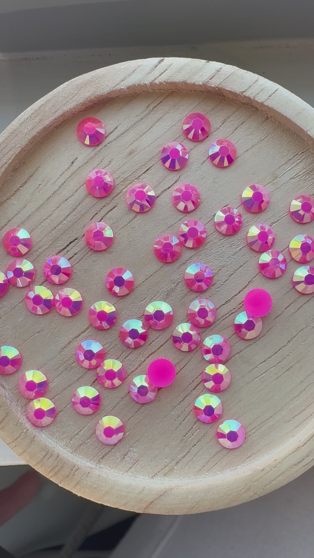 AB Pink Jelly Rhinestones