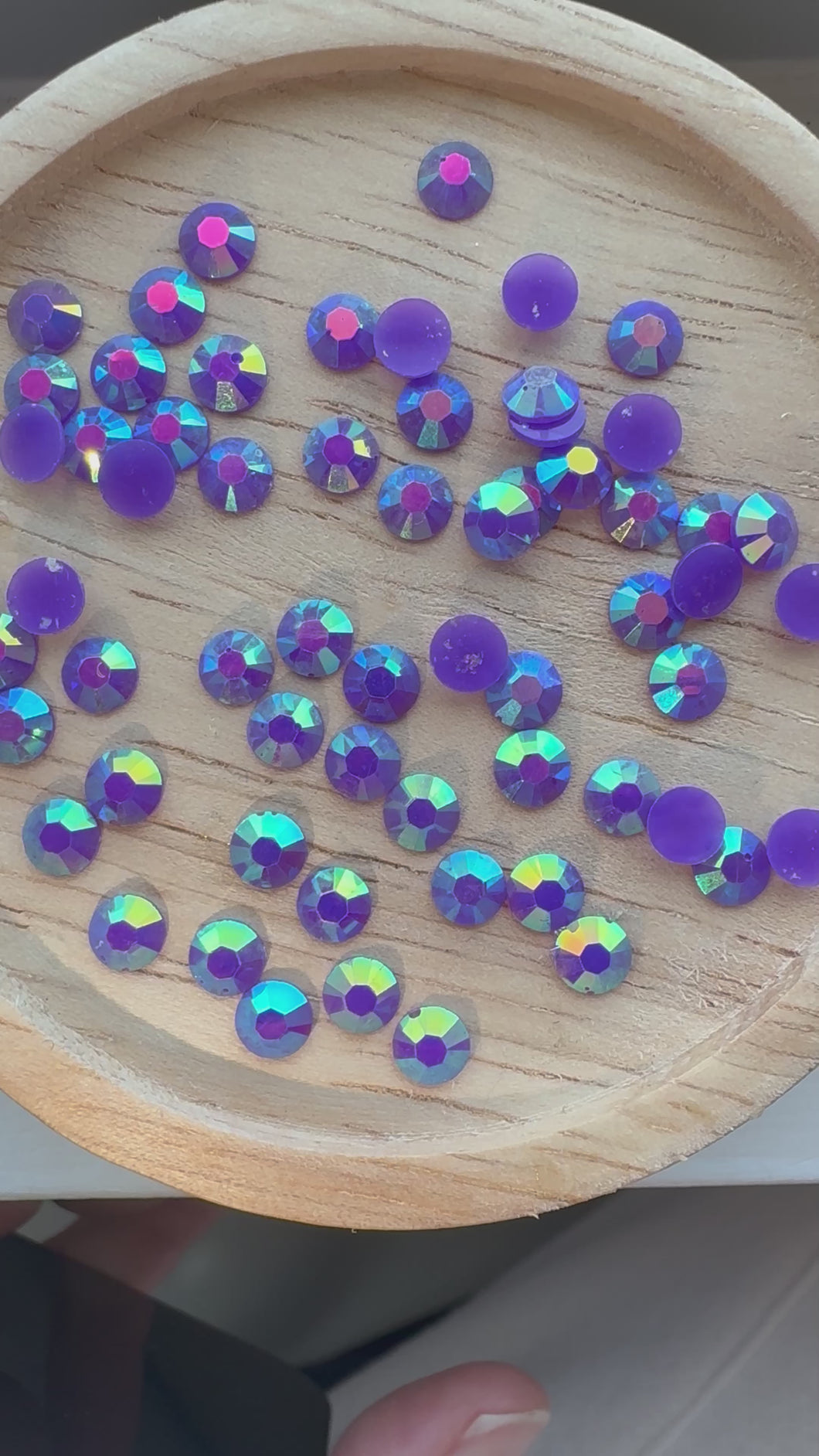 AB Purple Jelly Rhinestones