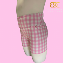 Load image into Gallery viewer, Pink Gingham Shorts
