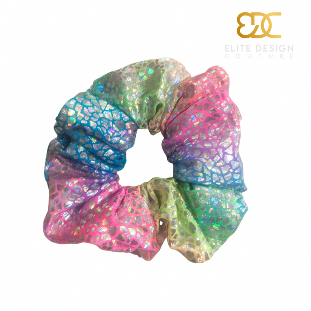 Rainbow Scrunchie