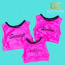 Load image into Gallery viewer, Personalised Name Crop top
