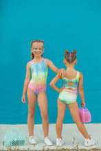 Load image into Gallery viewer, Bowtastic Rainbow Leotard
