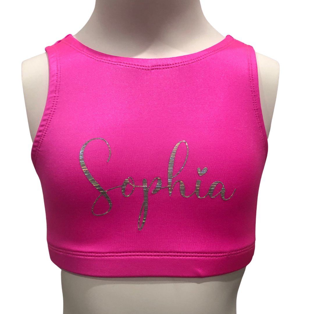 personalised crop top