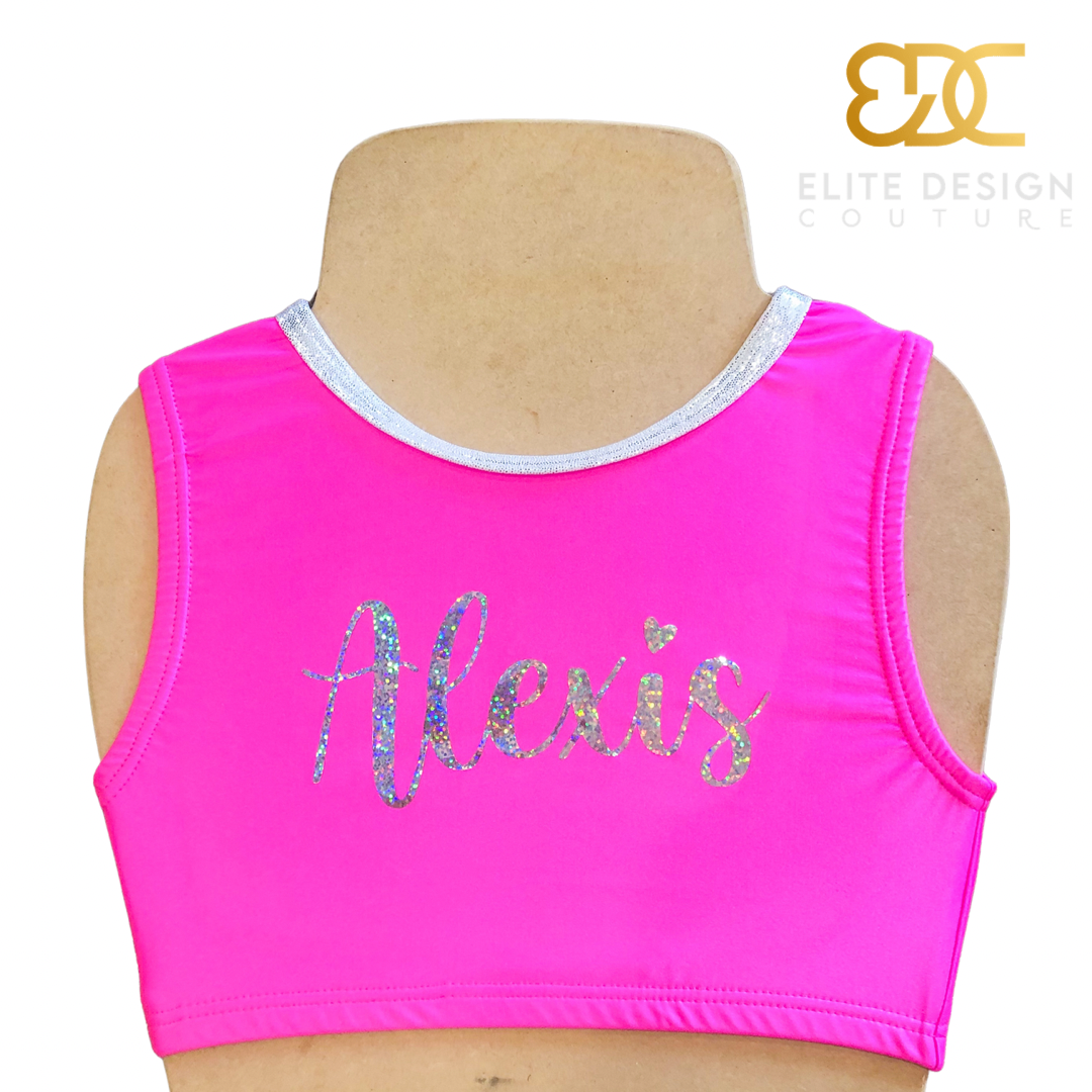 crop top personalised